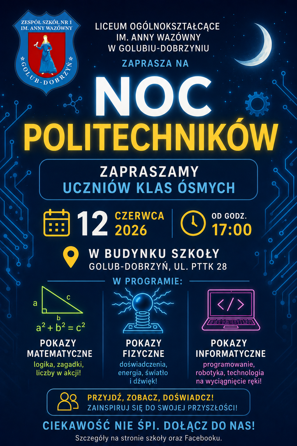 Noc Politechników 12 czerwca 2026 roku